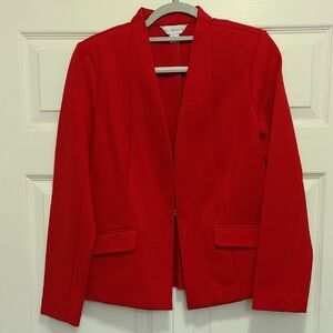 Liz Claiborne Red‎ Blazer Sz M